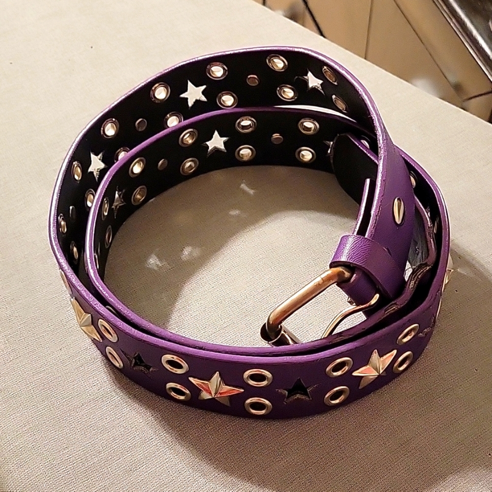 Torrid Purple Star Studded Belt